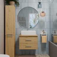 NEL 60 - meuble de salle de bain 2 tiroirs 60cm