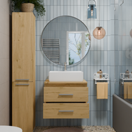 NEL 60 - meuble de salle de bain 2 tiroirs 60cm