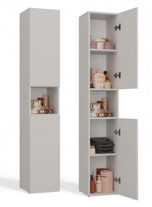 LUANA - Colonne de salle de bain 2 portes