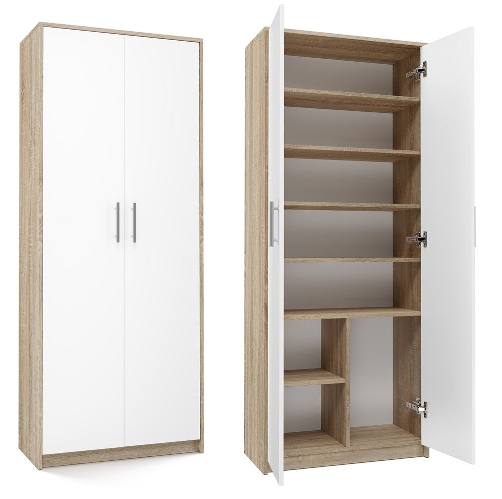 OLIV 2D - Armoire 8 étagères