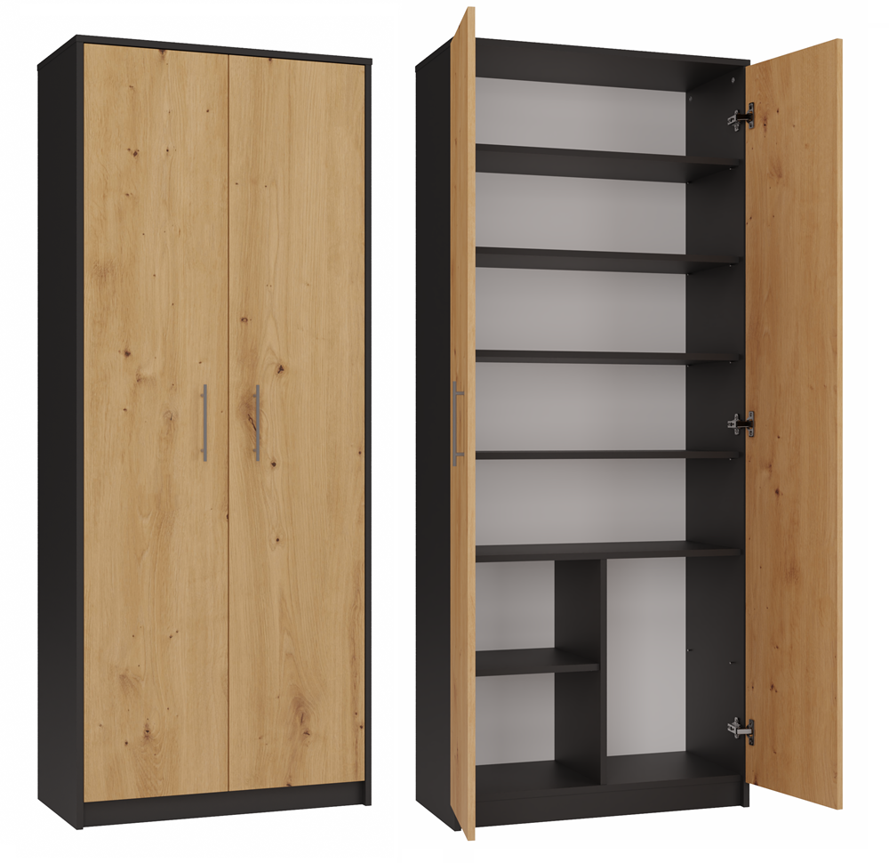 OLIV 2D - Armoire 8 étagères