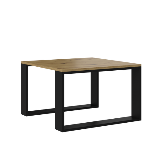 ALADA - Table basse carrée industriel