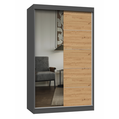 PAOLO - Armoire à deux portes coulissante