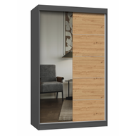 PAOLO - Armoire à deux portes coulissante