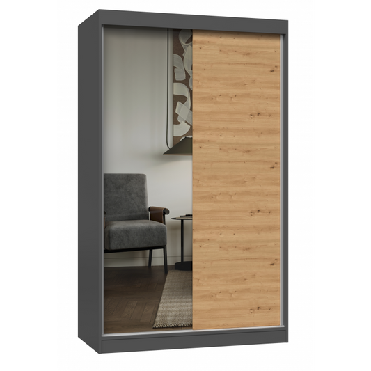 PAOLO - Armoire à deux portes coulissante