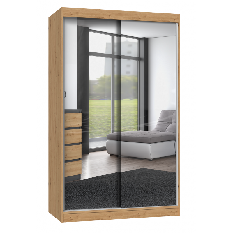 NINA 120 A - Armoire à deux portes coulissante