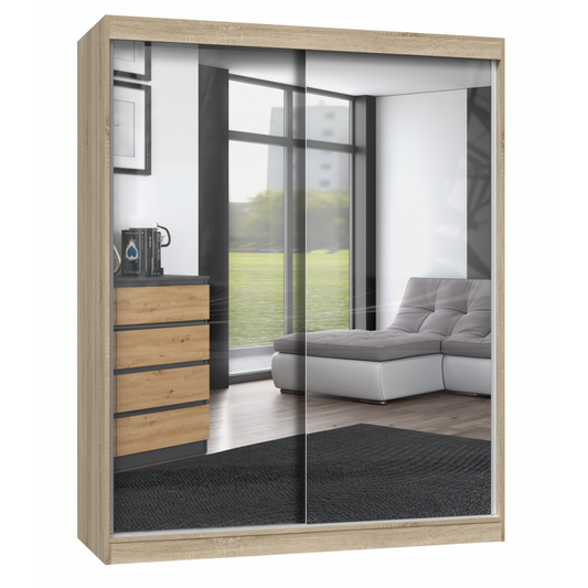 PAOLO - Armoire à deux portes coulissante
