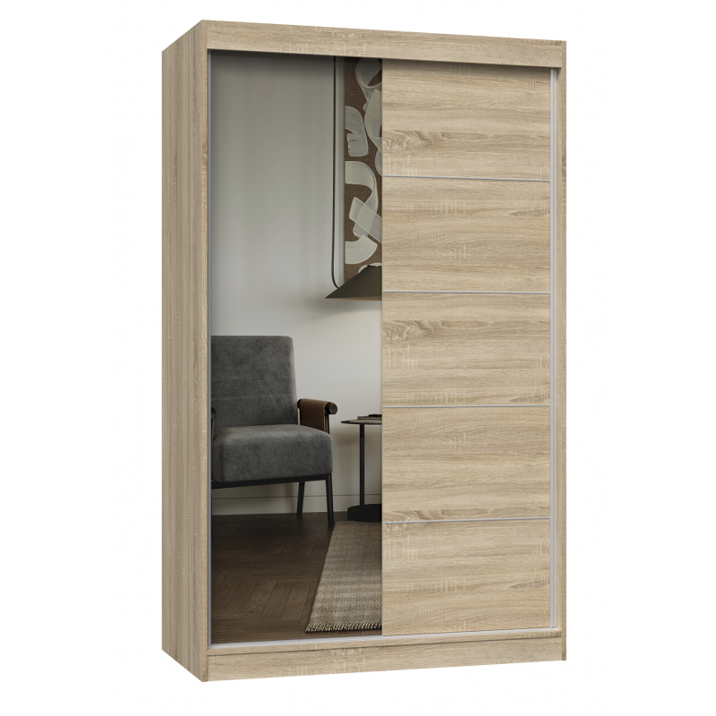 PAOLO - Armoire à deux portes coulissante
