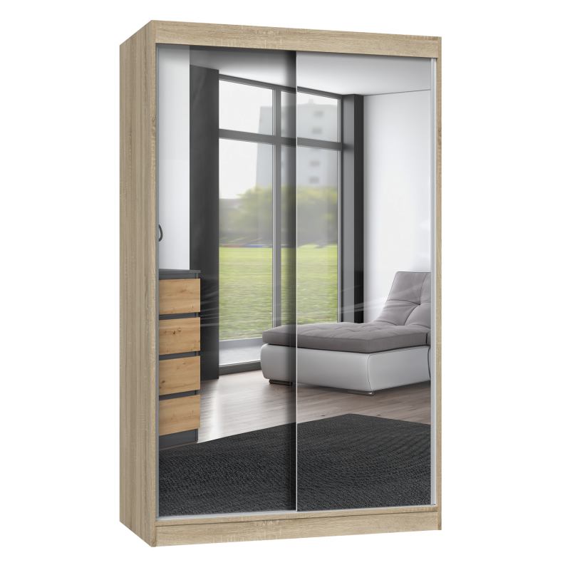 NINA 120 A - Armoire à deux portes coulissante