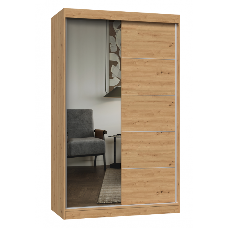 PAOLO - Armoire à deux portes coulissante