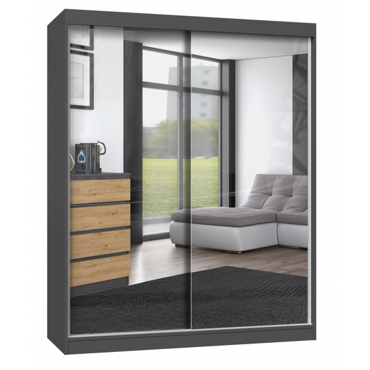 PAOLO - Armoire à deux portes coulissante
