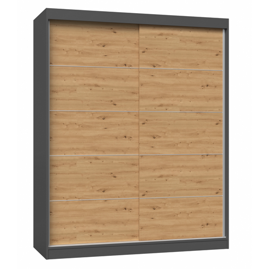 PAOLO - Armoire à deux portes coulissante