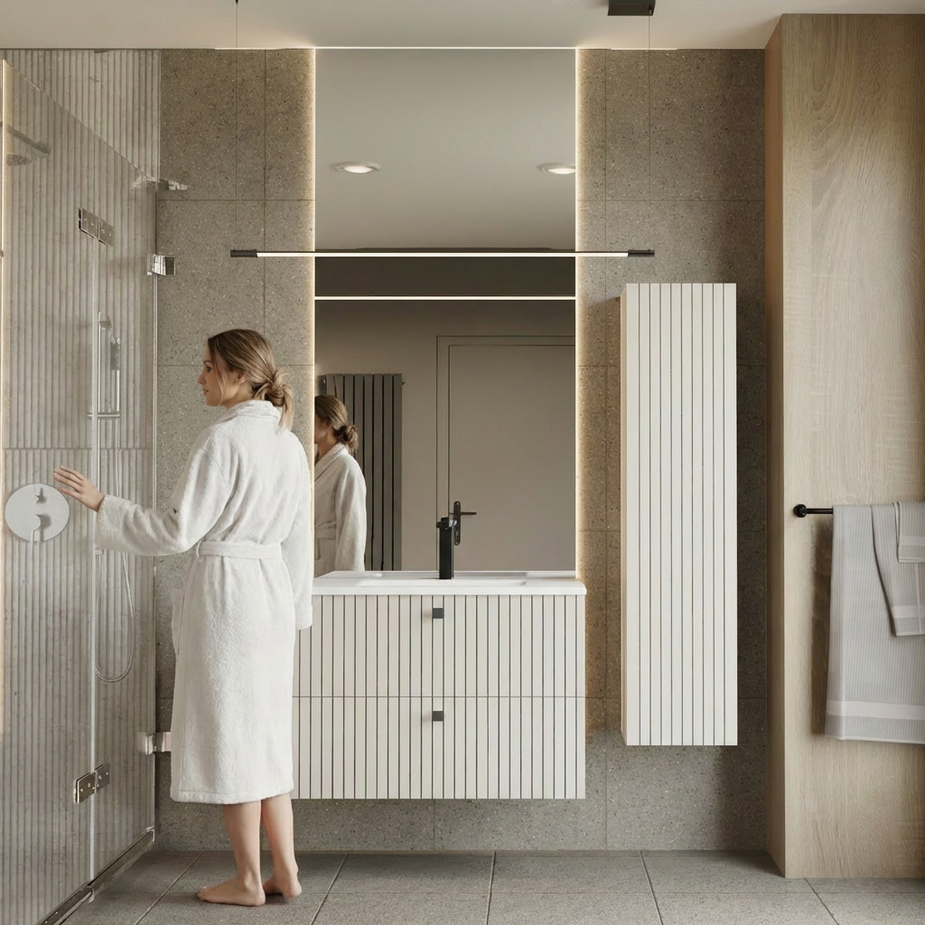 TIGO - Meuble sous lavabo 2 tiroirs