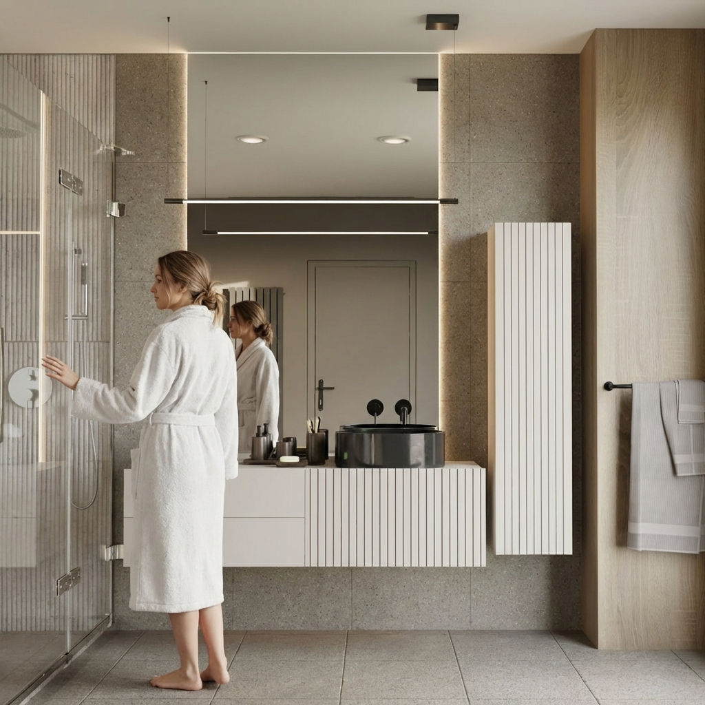TIGO - meuble de salle de bain 2 tiroirs sans vasque
